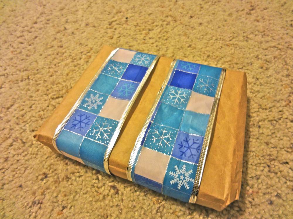 Blue Christmas Wrapping