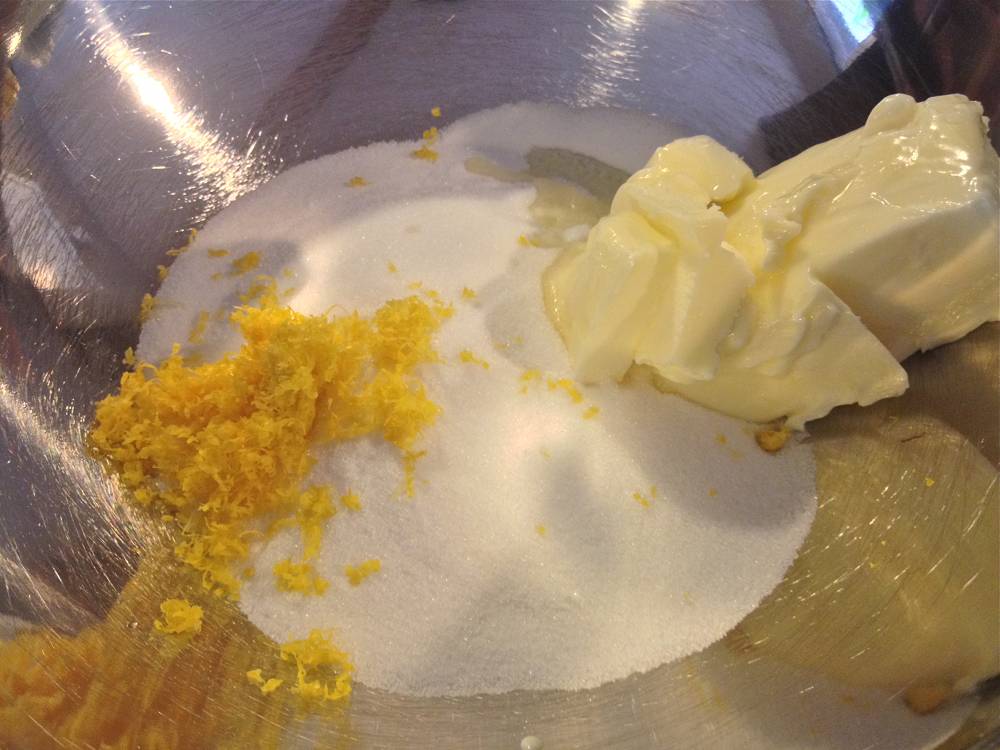 Cream Butter, Sugar, and Lemon Zest