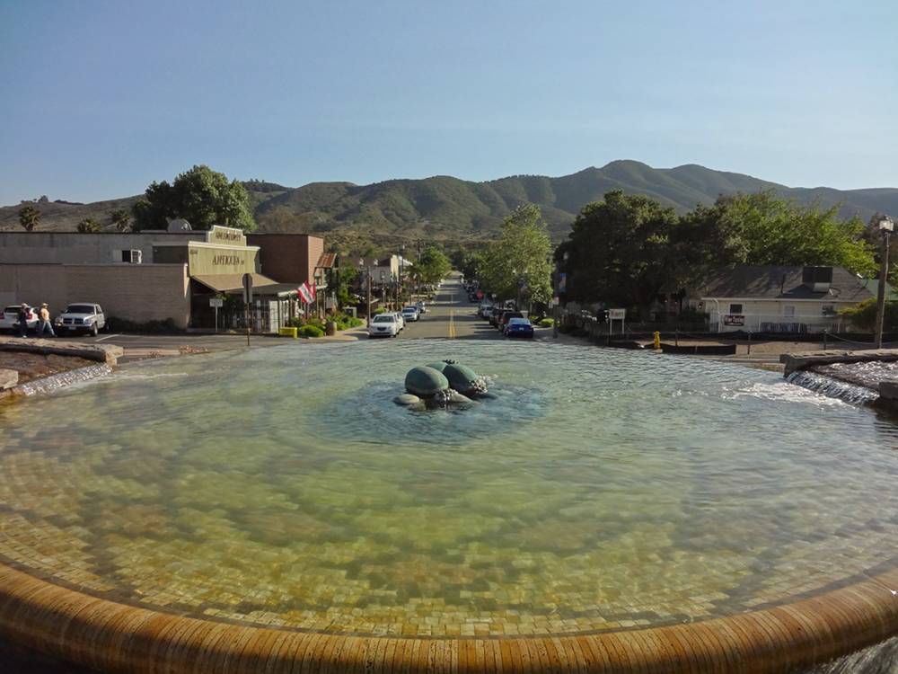 Water Fountain in Old Town Temecula